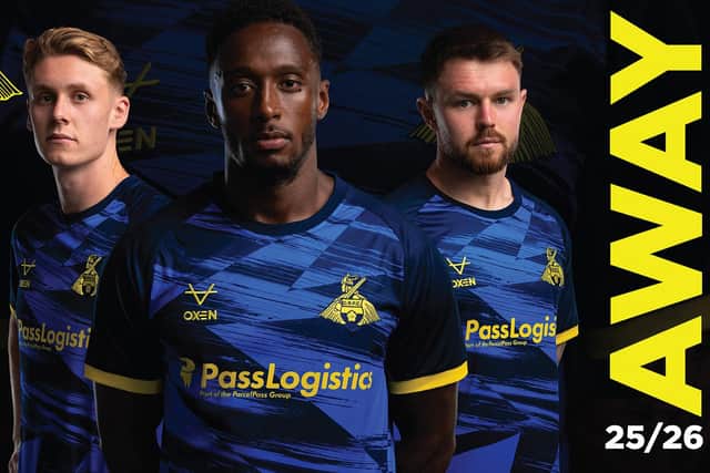 Rovers' new away kit for next season.