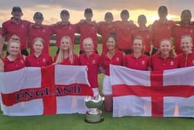 England won the Girls' & Boys' Home Internationals at Lindrick Golf Club.