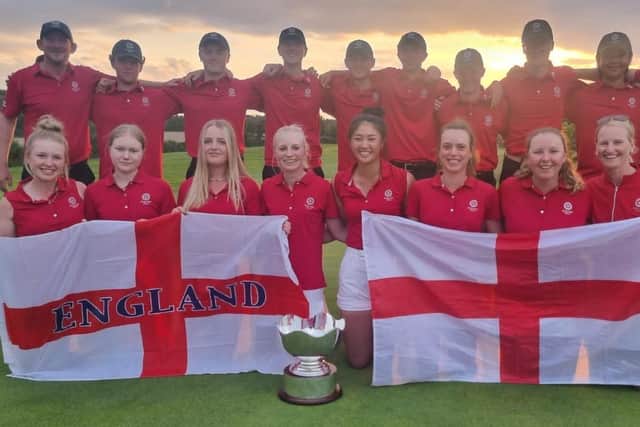 England won the Girls' & Boys' Home Internationals at Lindrick Golf Club.