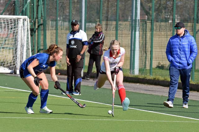 Bea Hutson gets down the wing for Doncaster.
