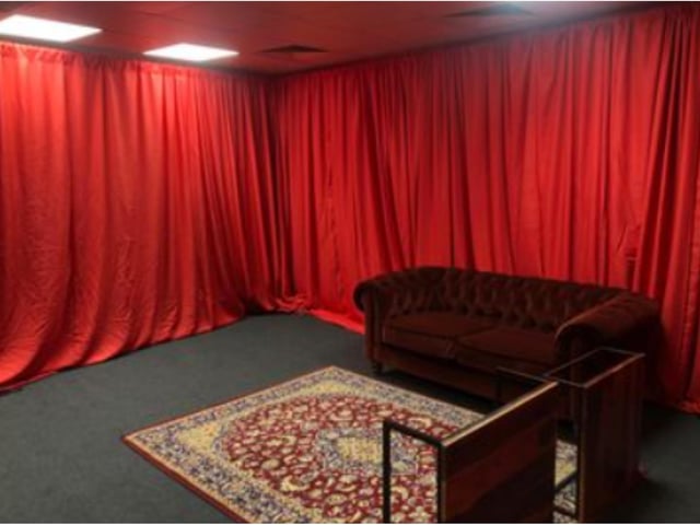 One of five dressing rooms where The Killers relaxed ahead of Tuesday's concert.