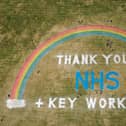 NHS staff were celebrated for their efforts.
