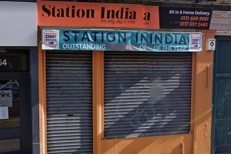 Station India is the second of the Edinburgh and Lothian restaurants to receive two nominations for this year's awards. 
It is known for offering a range of tasty Indian snacks, curries and Tandori specialities to go. 
The restaurant located on Portobello High Street is up for both Best Asian Restaurant Edinburgh and Just Eat's award for the Best Takeaway/Delivery Restaurant in Scotland.