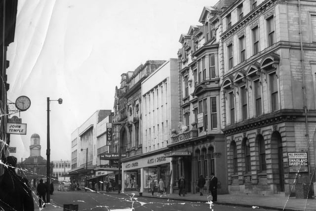 John Temples and Marks and Spencers in this 1973 view of the north west side of King Street.