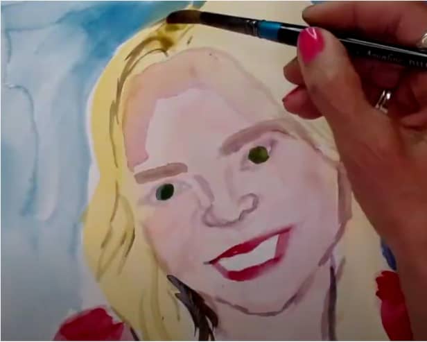 Artist Henny Beaumont's portrait of Amy-Leanne Stringfellow. (Photo: Henny Beaumont).