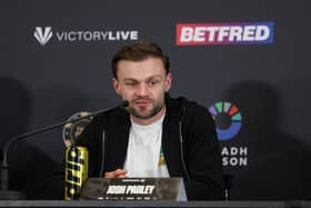 Josh Padley is set to fight on the undercard of Dalton Smith's battle with Mathieu Germain. Image: Mark Robinson/Matchroom Boxing