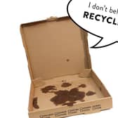Did you know that pizza boxes don't belong in the recycling bin?