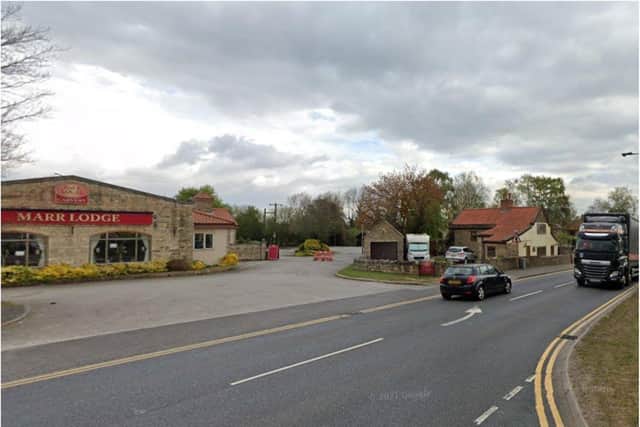Emergency services have been at the Marr Lodge following a serious blaze.