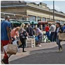 Doncaster Market is very much 'alive and kicking' says a disheartened trader after members of the public said it was 'dead and dying.'