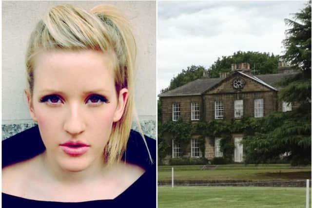 Pop star Ellie Goulding, whose husband's family live at Frickley Hall in Doncaster, is expecting her first baby.  (Photo: Neil Theasby).