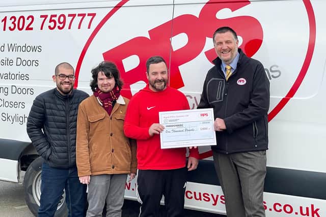 Freedom KDC receives a donation from Rapid PVCu Systems