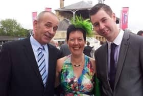 Glynn, his wife Paula and son Scott