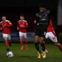 Tyreece John-Jules pulls up with a hamstring injury during Rovers' clash with Swindon Town. Picture: Howard Roe/AHPIX