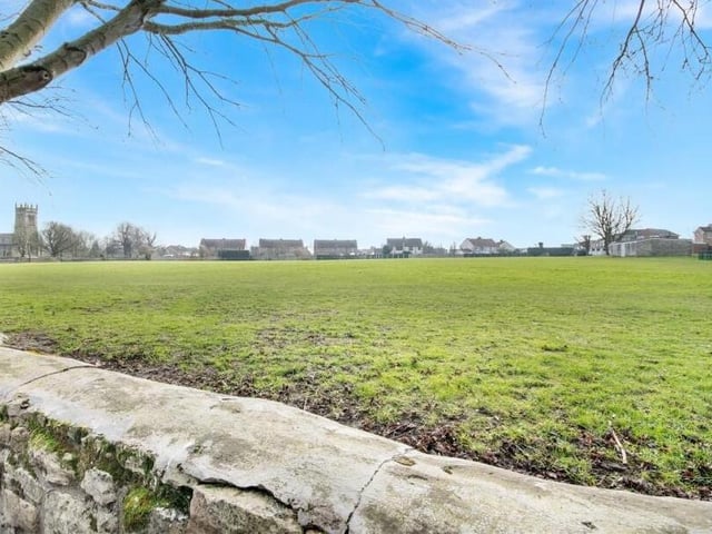 A view from the house, over The Green.