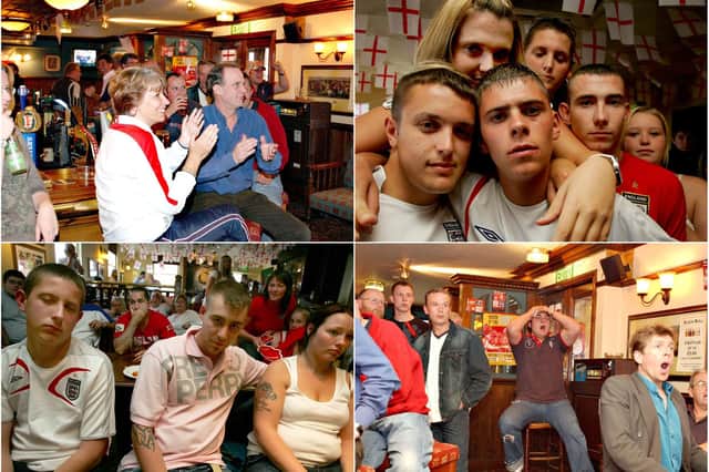 England fans have gone through the wringer when it comes to watching quarter finals, as these South Tyneside retro photos show.