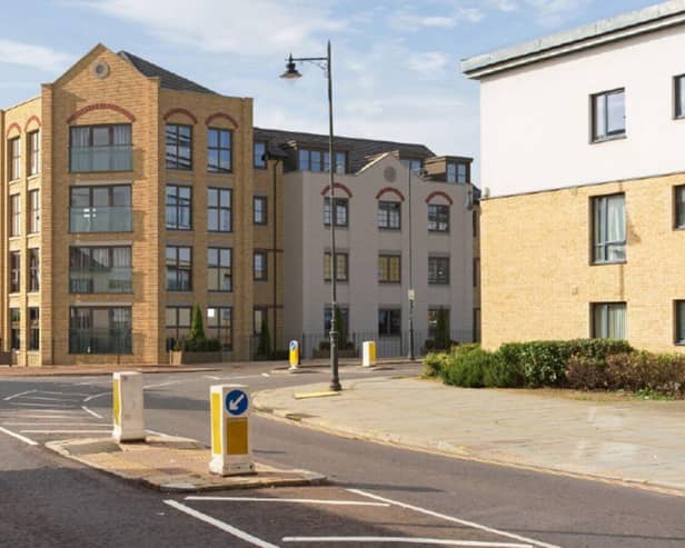 CGI image of upcoming development in Hertford, that will benefit from rooftop solar