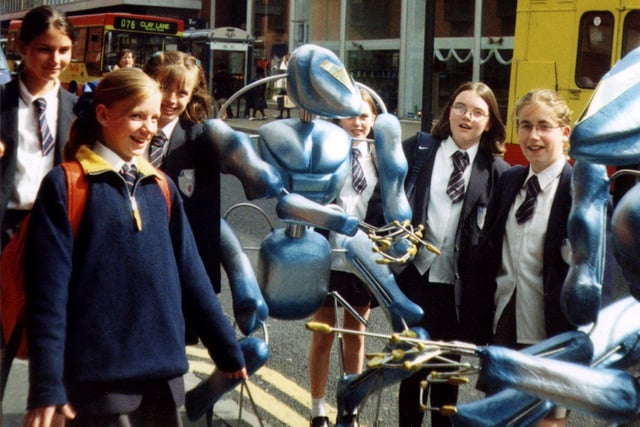 Schoolgirls come face to face with the aliens that landed at  Karisma nightclub during a £200k refit...  June 1999