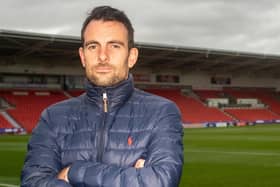 New Doncaster Rovers head coach Danny Schofield. Photo: Heather King/Doncaster Rovers.