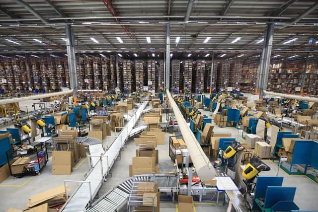 Inside Amazon's existing base at Doncaster iPort. Picture: Chris Etchells