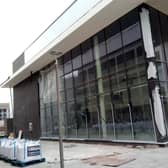 The entrance to what will be the new cinema on Waterdale