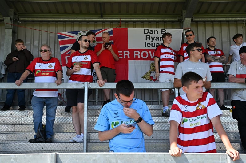 Doncaster Rovers eased to a big pre-season win at Stamford on 12th July.