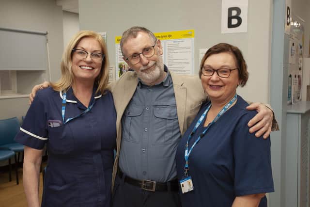 Dr John Hosker, Amanda Stallard and Ingrid Thomasson who launched the service in 2003