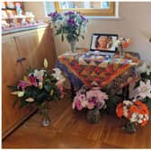 A shrine was set up in Doncaster for Queen Elizabeth II following her death.