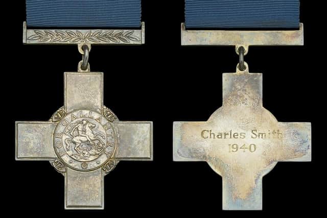 The medal was bought for £12,000.