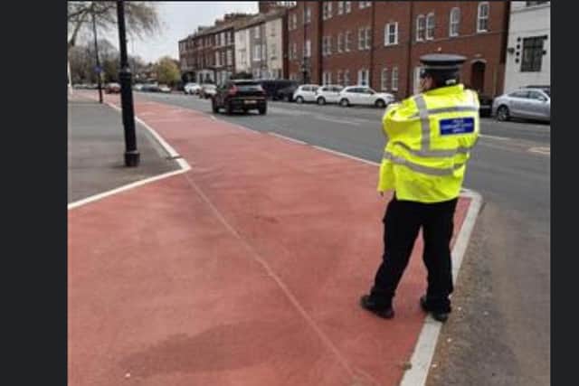 Police speeding operation in Doncaster today