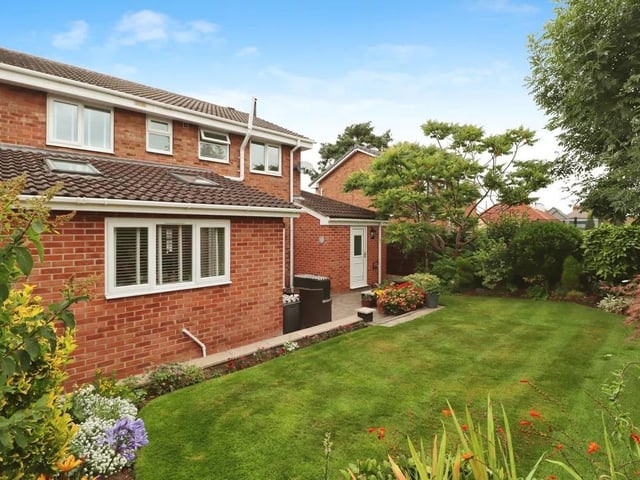 Looking across the rear of the house in Armthorpe.