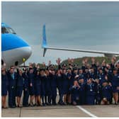 TUI staff bid an emotional farewell to Doncaster Sheffield Airport. (Photo: Jackie Middleton).