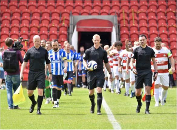 The Legends match raised a whopping £60,000.