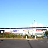 The Sports Direct distribution centre at Shirebrook