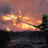 Dozens of firefighters were deployed to a huge blaze at a waste recycling site in Doncaster last night (Photo: South Yorkshire Fire and Rescue)