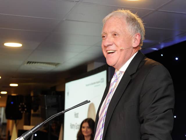 Harry Gration at the DBH Stars Staff Awards. Picture: Andrew Roe