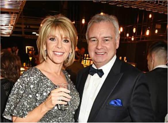 Eamonn Holmes with wife and fellow This Morning host Ruth Langsford.  (photo: Getty)