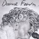 The artwork for Dame Fawn's new musical release.