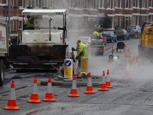Dozens of miles of Doncaster roads repaired last year, as levels of road maintenance across England drop.