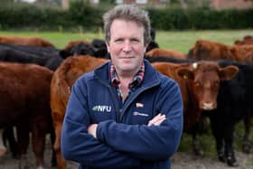 Beef farmer Adam Quinney