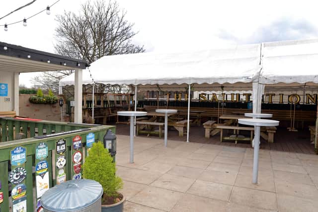 The Beer Garden at The Salutation.  NDFP-09-03-21-Salutation 4-NMSY
