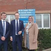 Matt Hancock on his visit to Doncaster Royal Infirmary in January 2020.