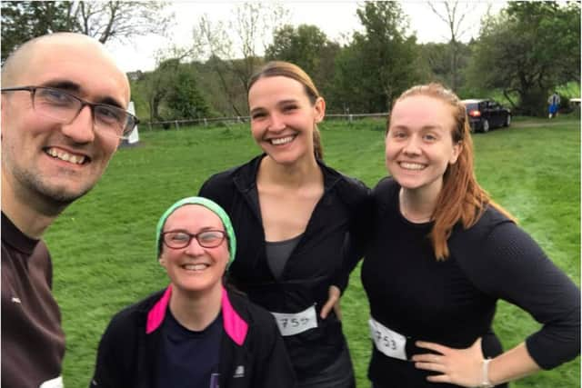 City Hearts staff and supporters, Steve Watson, Jess Bramhall, Alice Hopkinson, Beth Thomas-Braithwaite