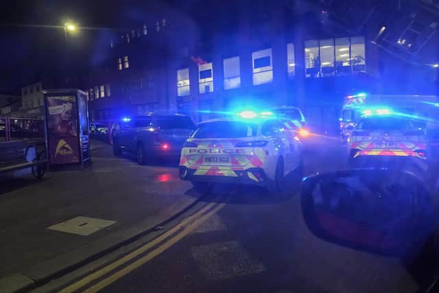 Emergency services were called to Prince's Street last night.