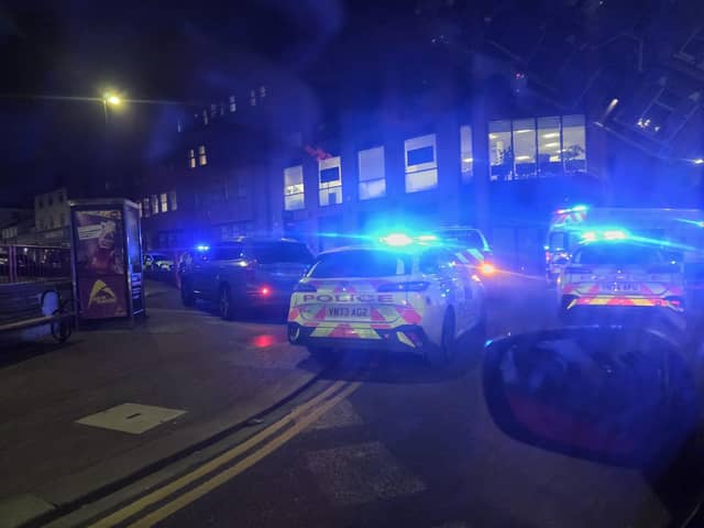 Emergency services were called to Prince's Street last night.