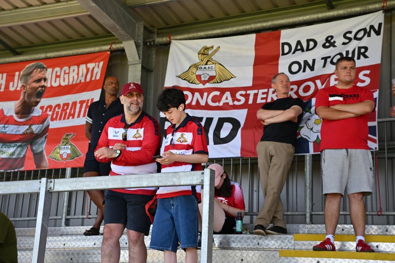 Doncaster Rovers eased to a big pre-season win at Stamford on 12th July.