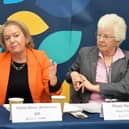 Dame Rosie Winterton and Mayor Ros Jones.