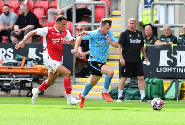 Rovers' James Maxwell has been out since the opening day of the season.