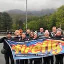 A group of ramblers trekked up Snowdon to raise more than £2,600 for Firefly.