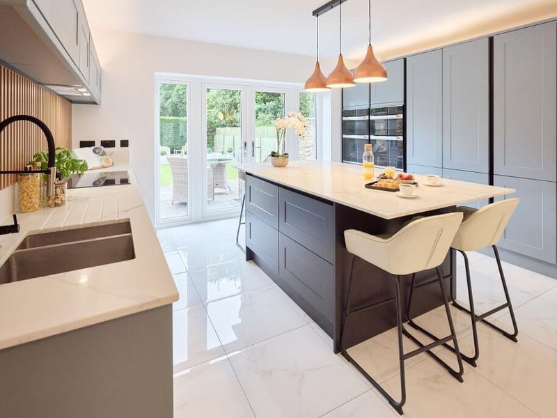The kitchen.