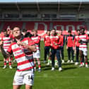 Doncasters'  Billy Sharp in the match between  Doncaster Rovers v Stevenage  at  Eco-Power Stadium, Doncaster, UK, 
25th  April 2026 12.30pm KO;
 (Photo:Howard Roe/AHPIX LTD)